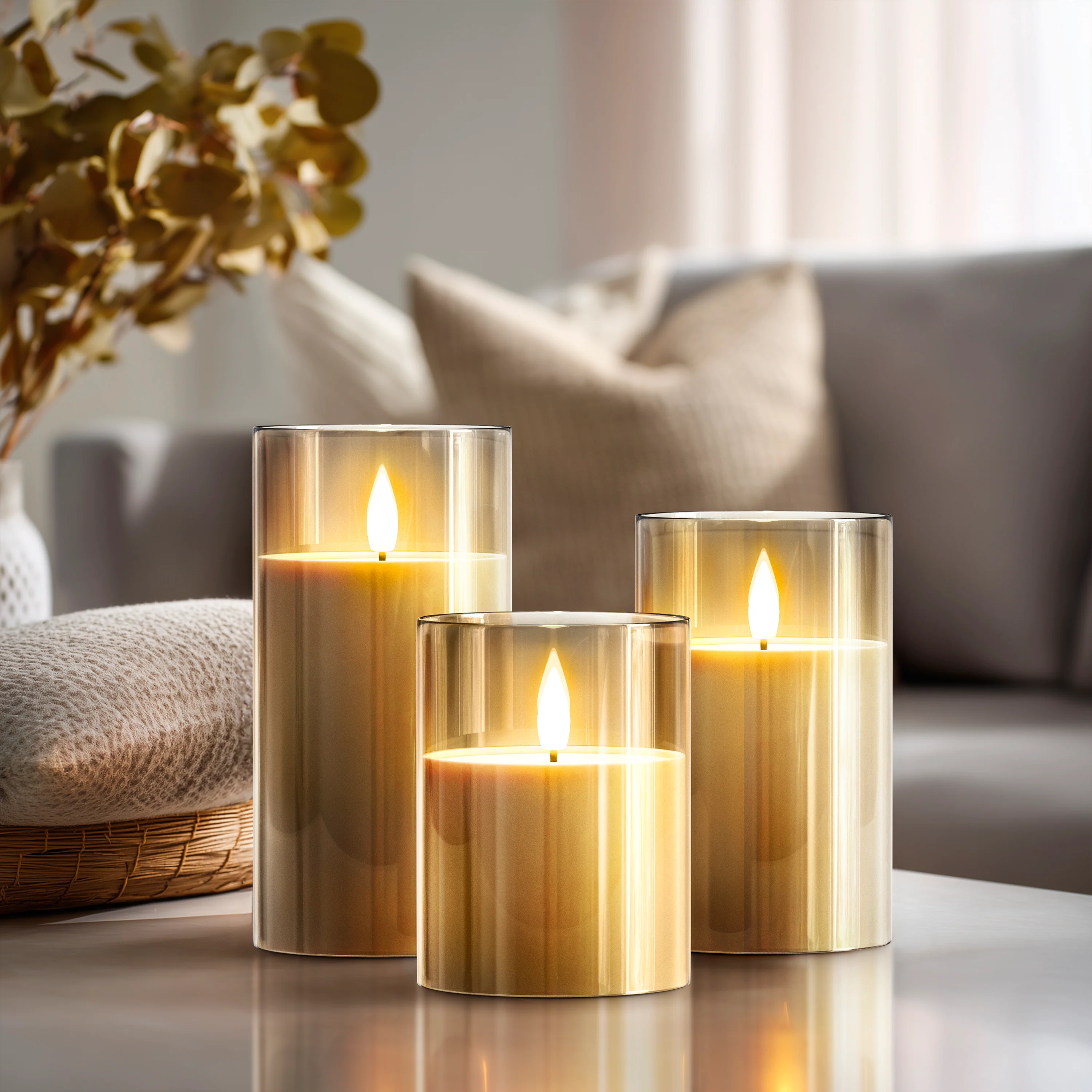 FLAMELESS WIRELESS CANDLES ( SET OF 3) - Image 7