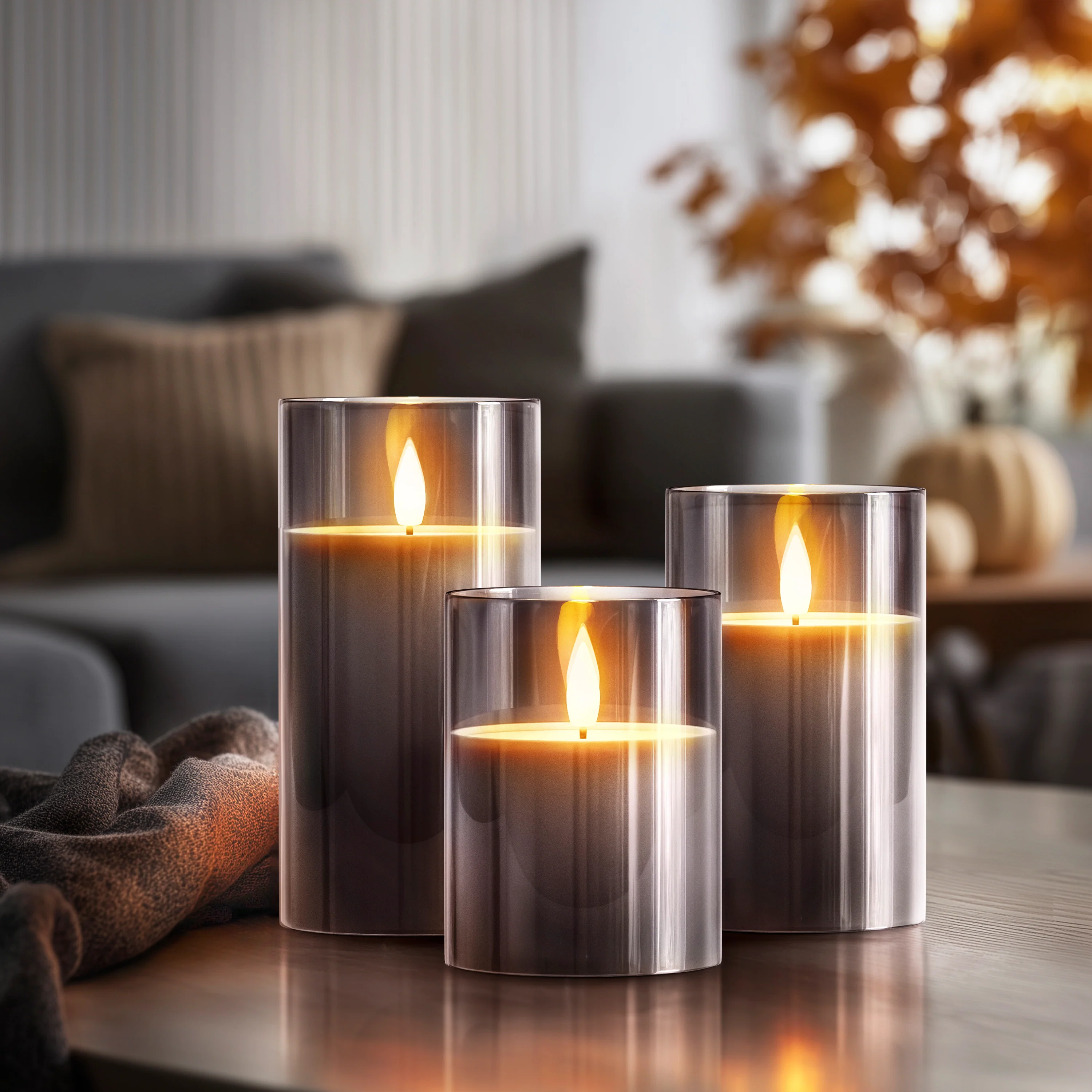 FLAMELESS WIRELESS CANDLES ( SET OF 3) - Image 9