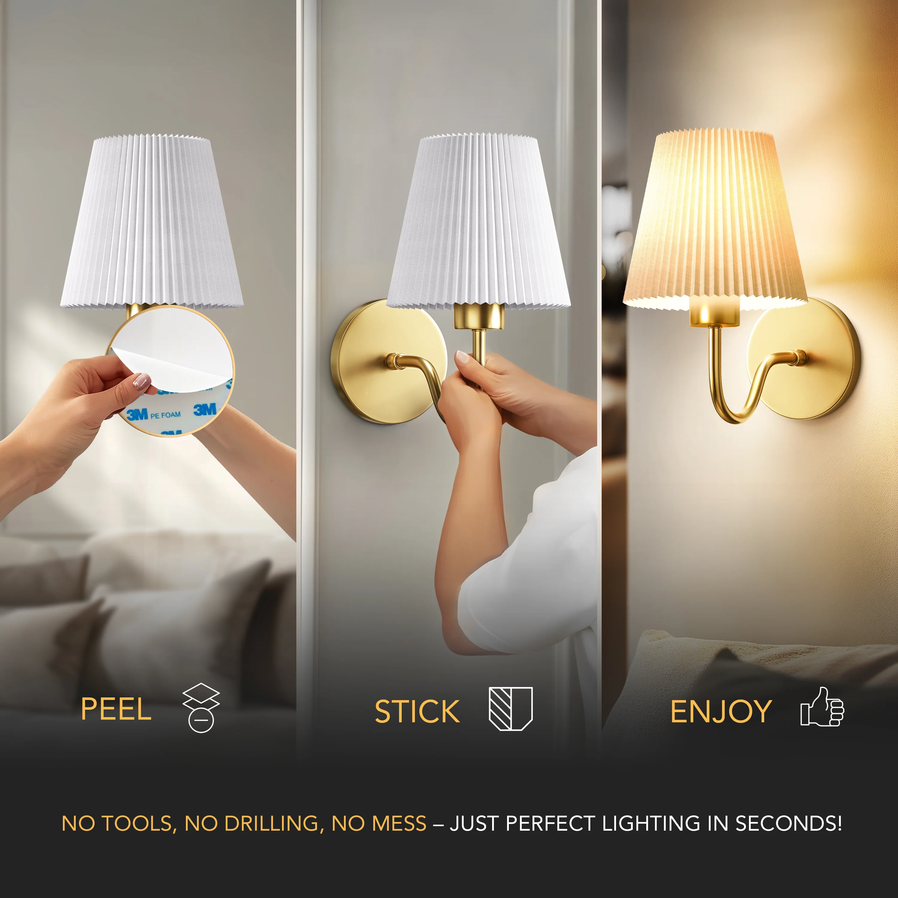 CURVED WIRELESS WALL SCONCE - Image 3