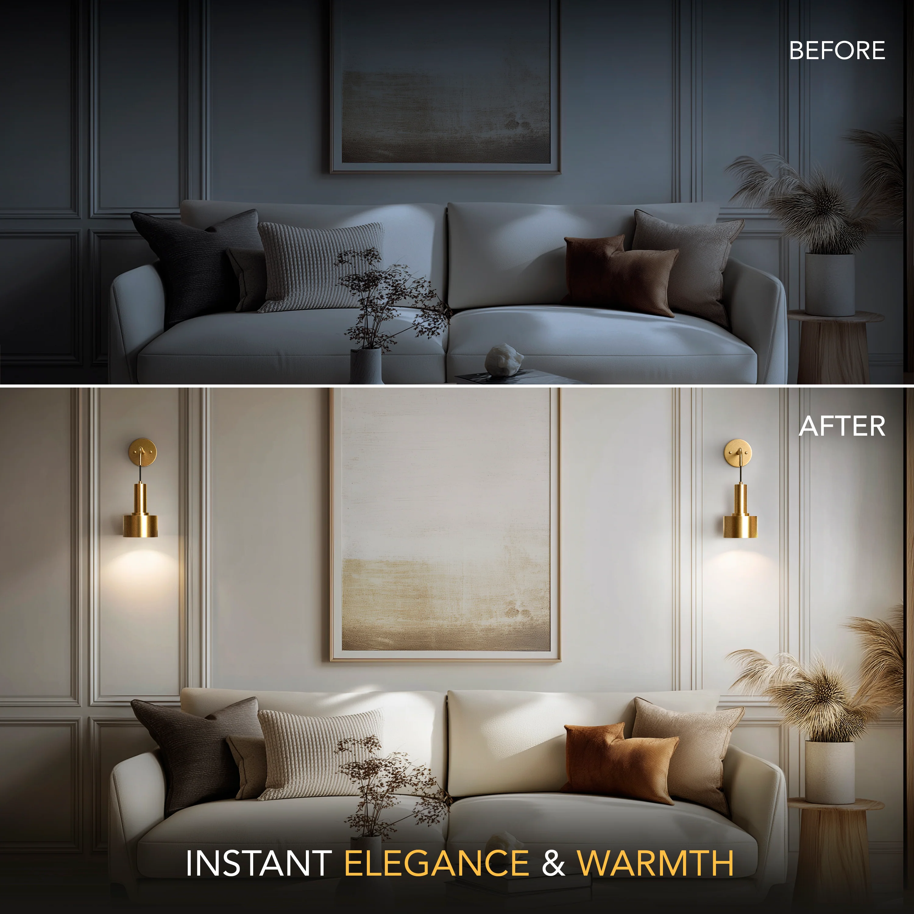 GLOWDROP WIRELESS WALL SCONCES (SET OF 2 + 2 BULBS FREE) - Image 9