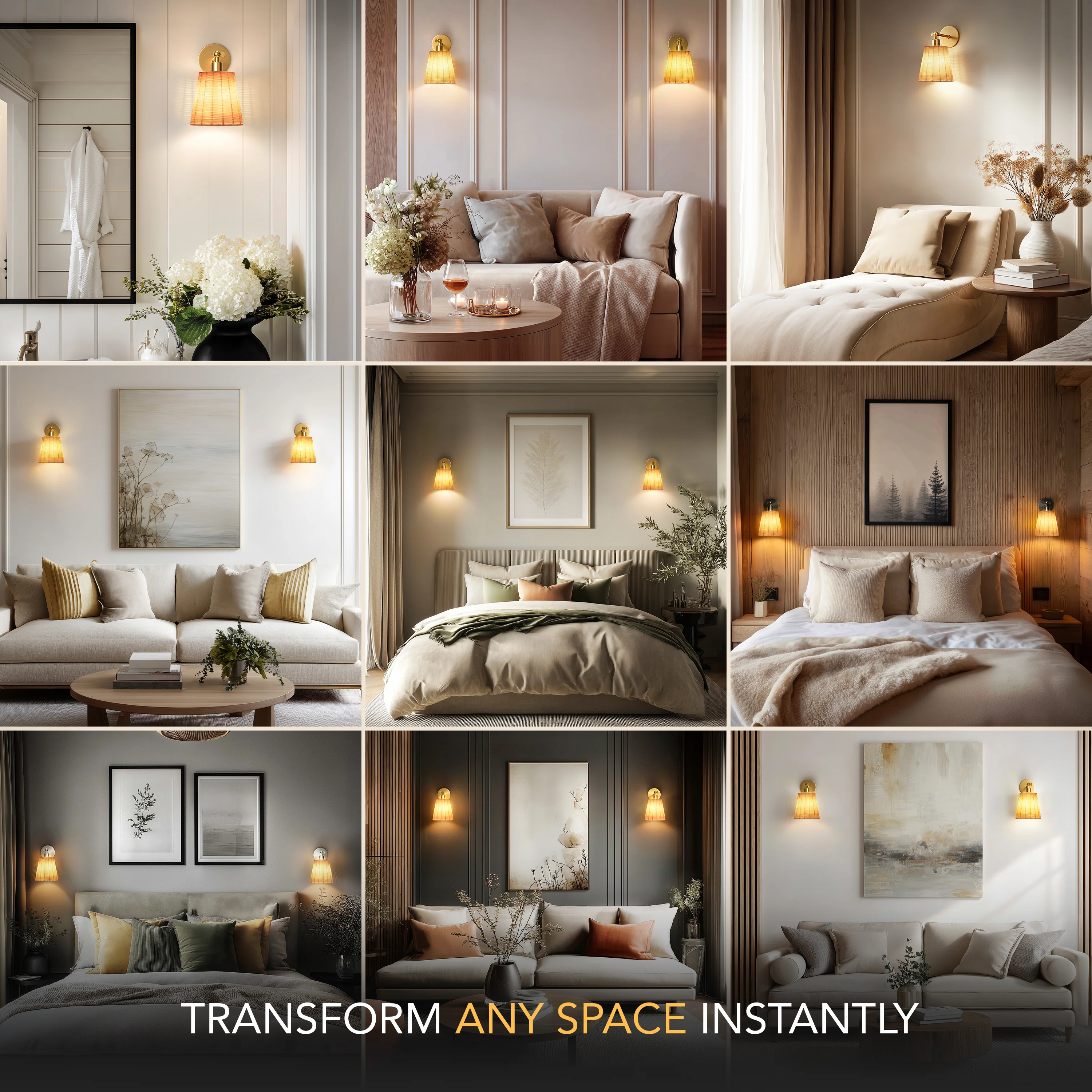 NATURAL WIRELESS WALL SCONCE - Image 4