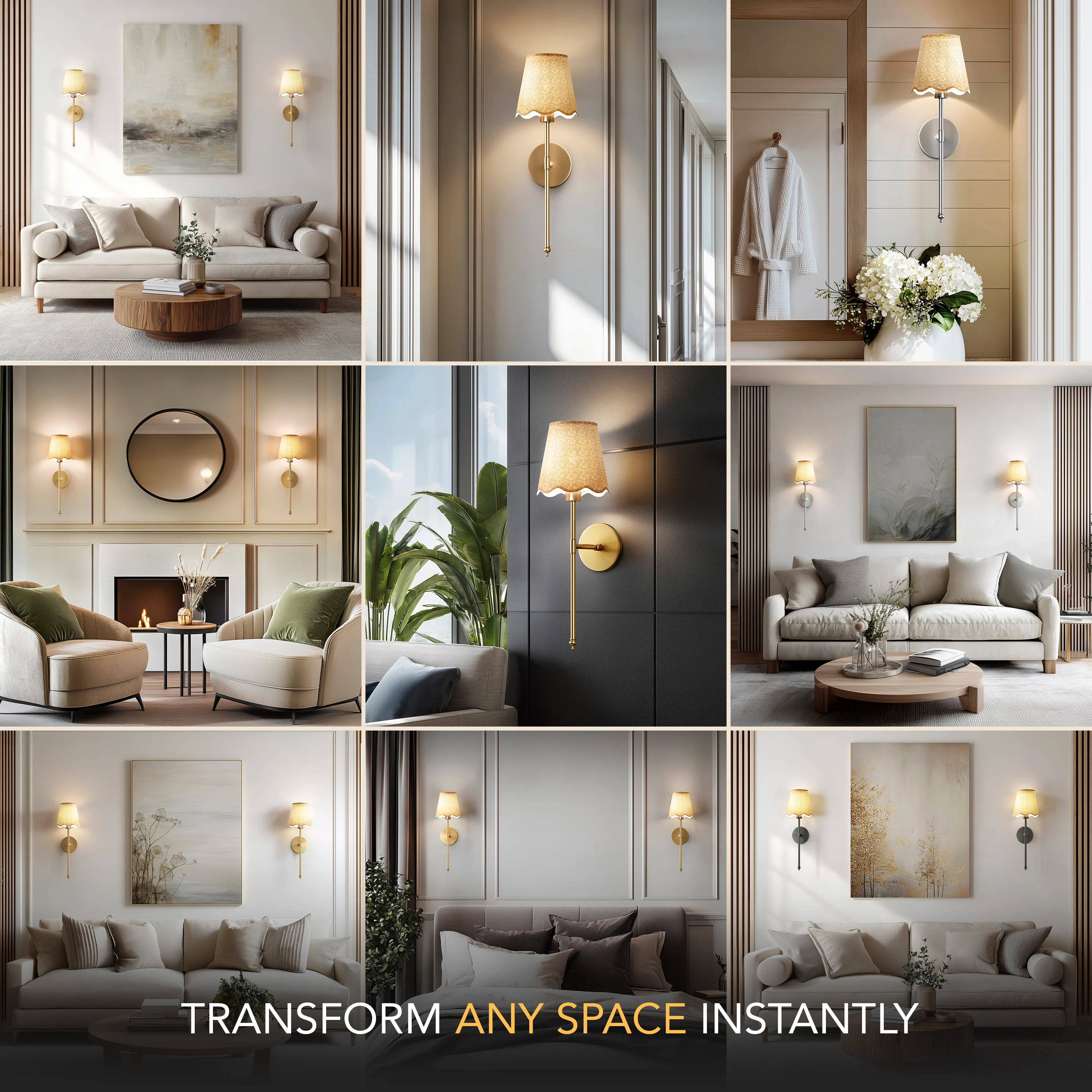 WIRELESS BOHO WALL SCONCES (SET OF 2) - Image 4