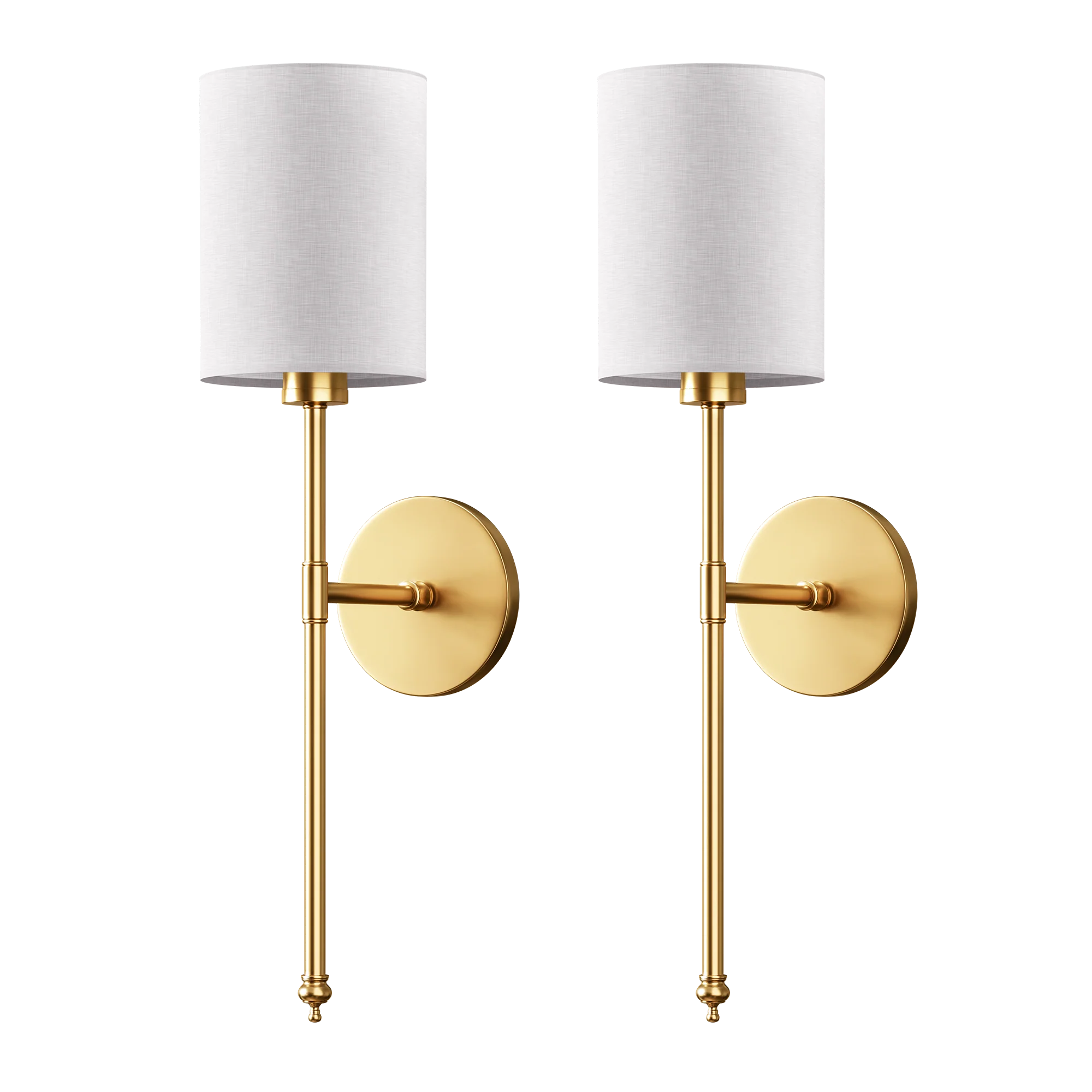WIRELESS CYLINDRICAL WALL SCONCES (SET OF 2)