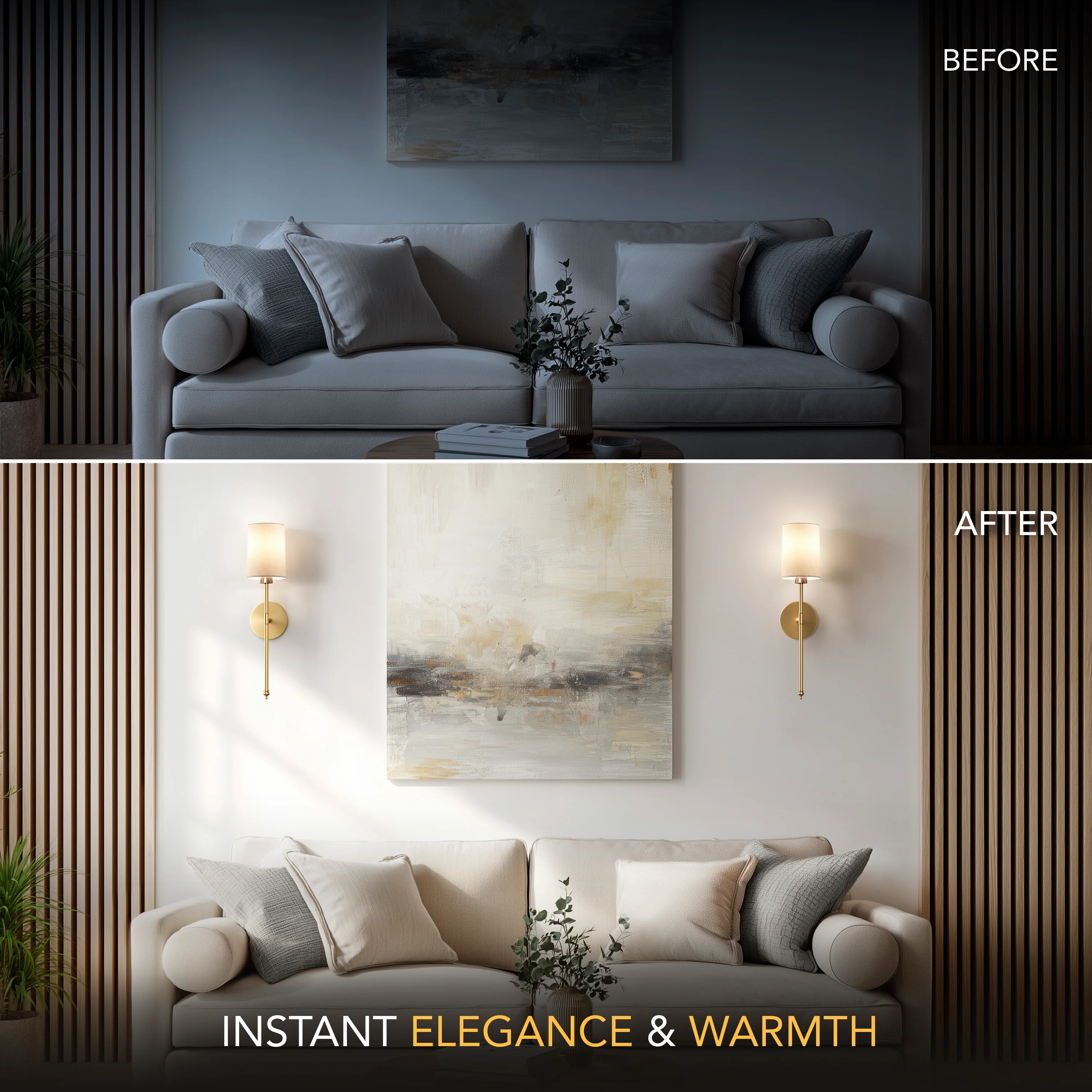 WIRELESS CYLINDRICAL WALL SCONCES (SET OF 2) - Image 9