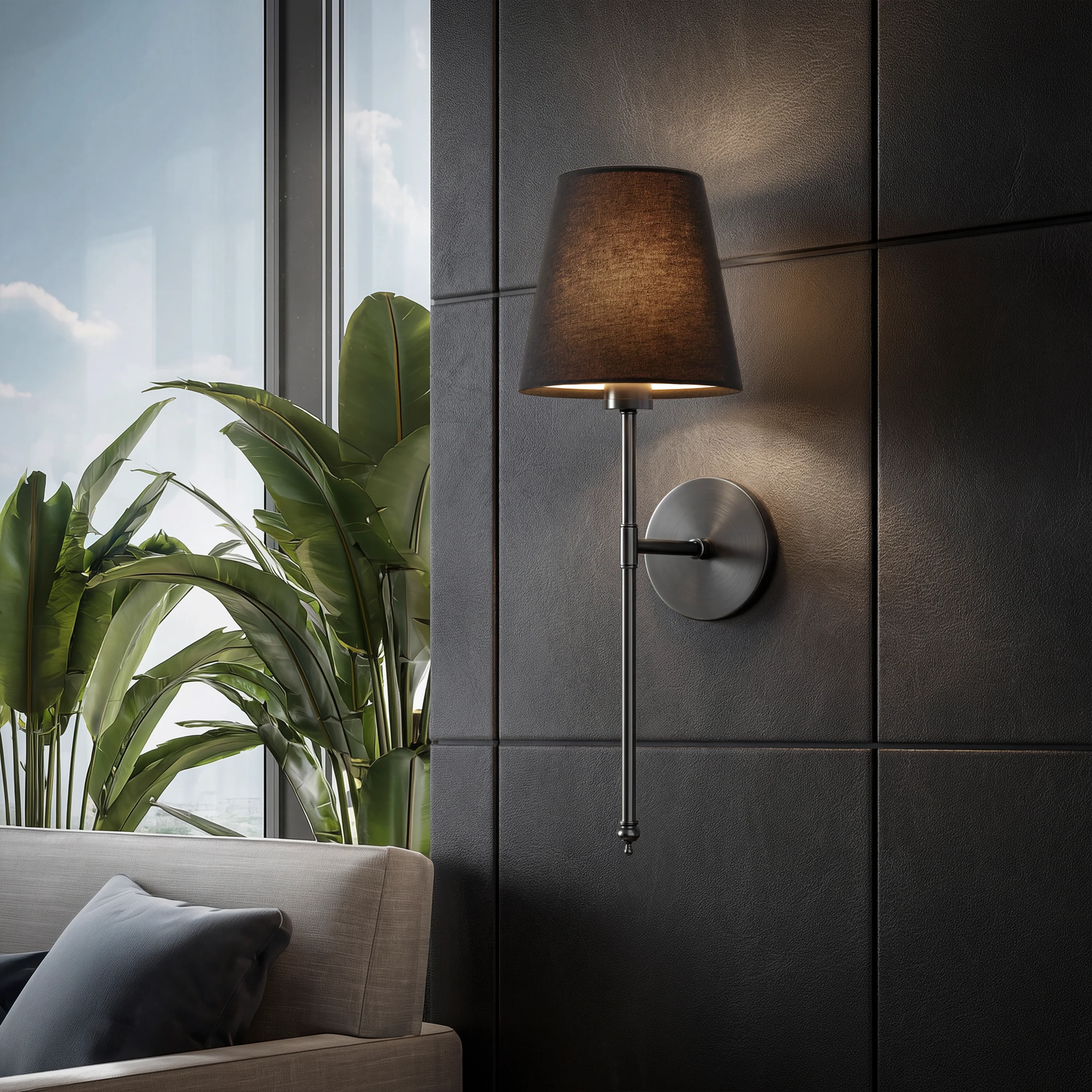 WIRELESS DARK WALL SCONCES (SET OF 2) - Image 12