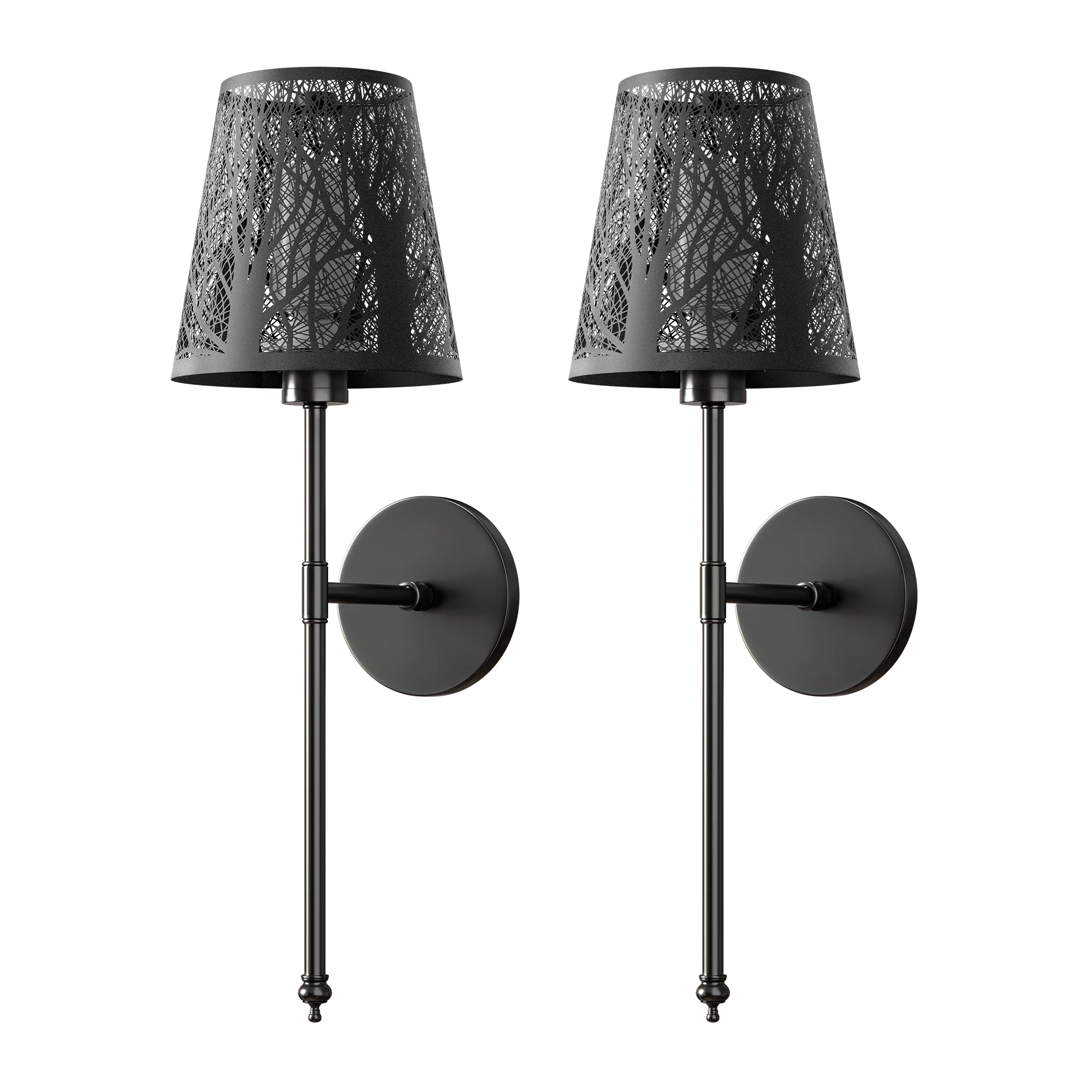 WIRELESS METALLIC WALL SCONCES (SET OF 2) - Image 9