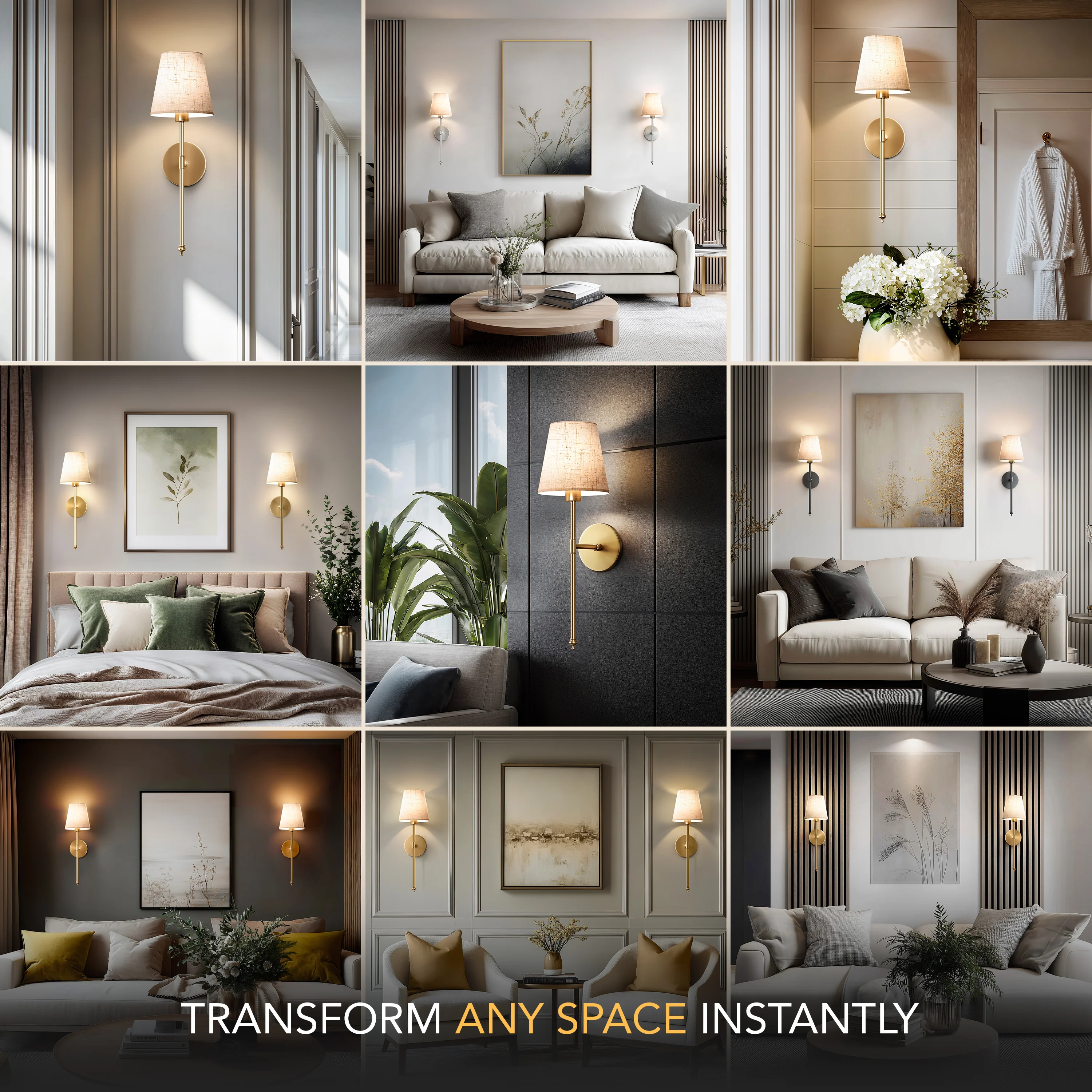 WIRELESS SAND WALL SCONCES (SET OF 2) - Image 4