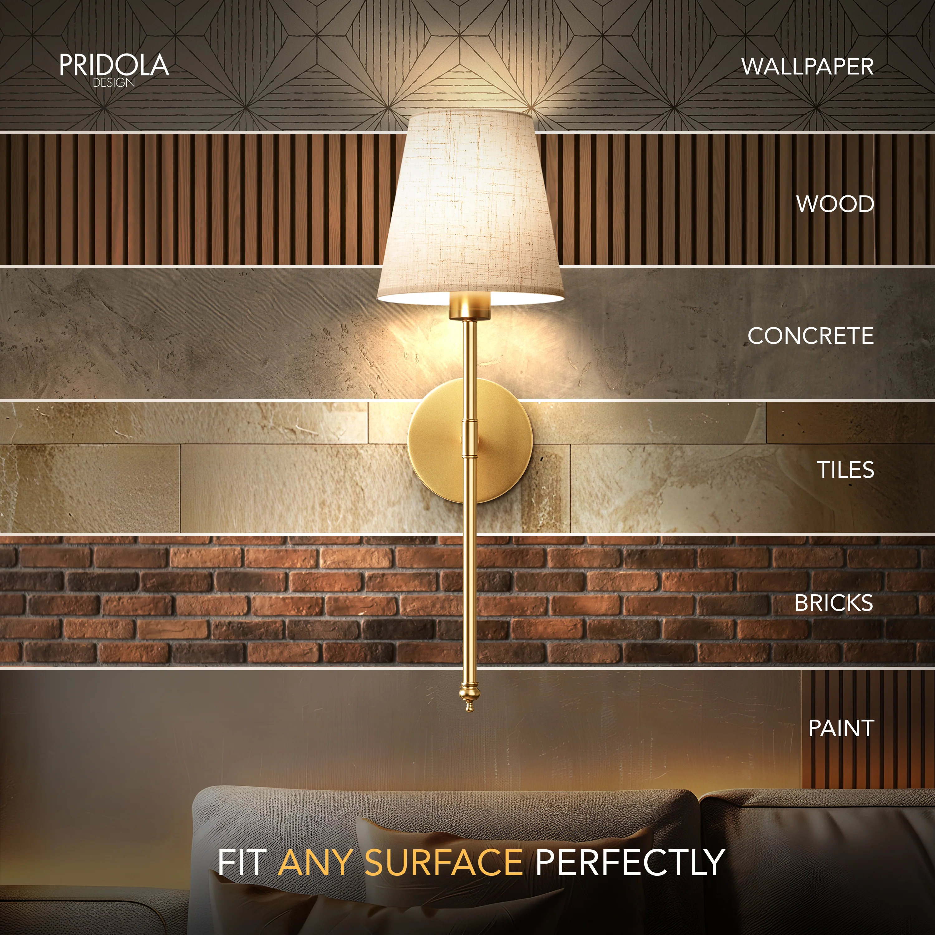 WIRELESS SAND WALL SCONCES (SET OF 2) - Image 5