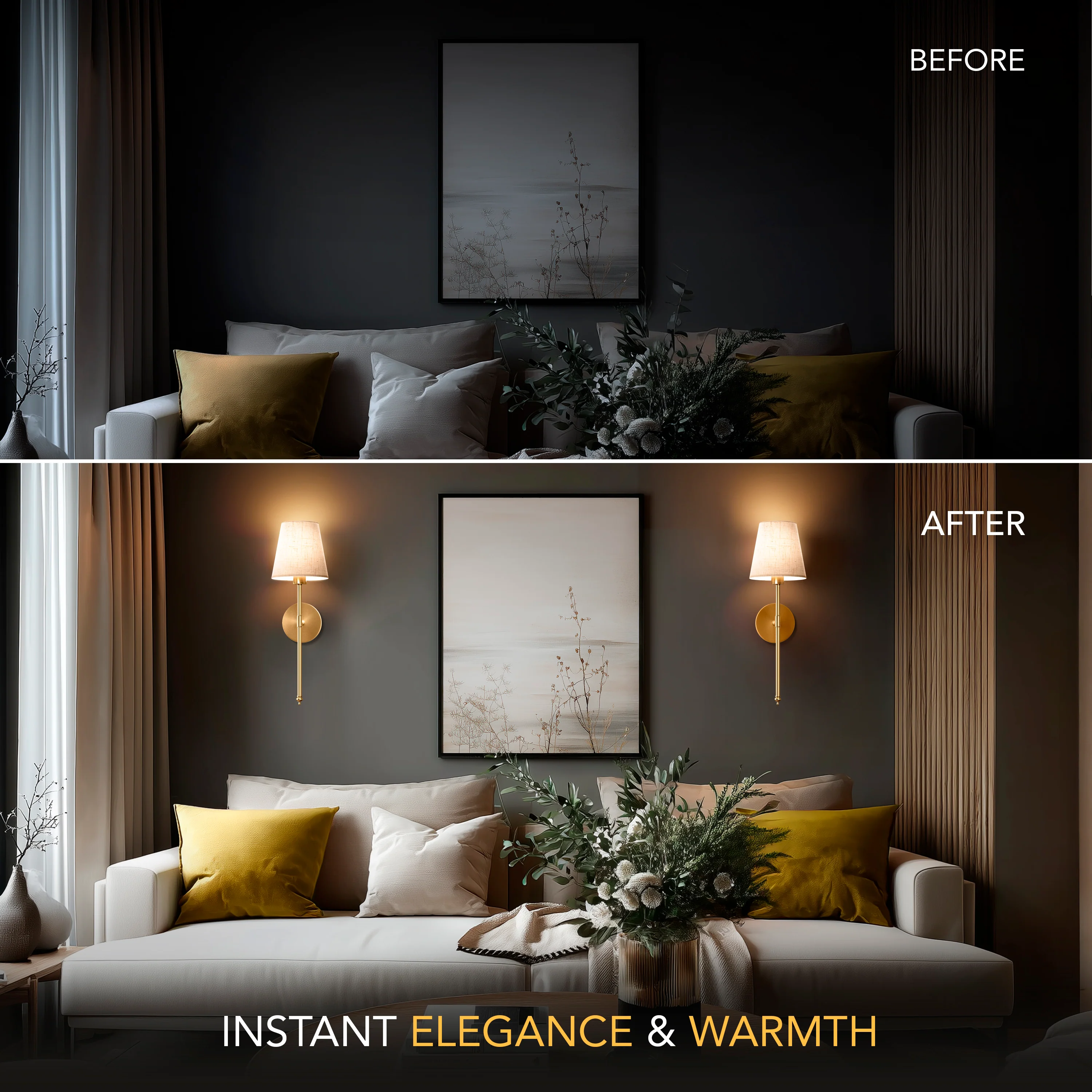 WIRELESS SAND WALL SCONCES (SET OF 2) - Image 6
