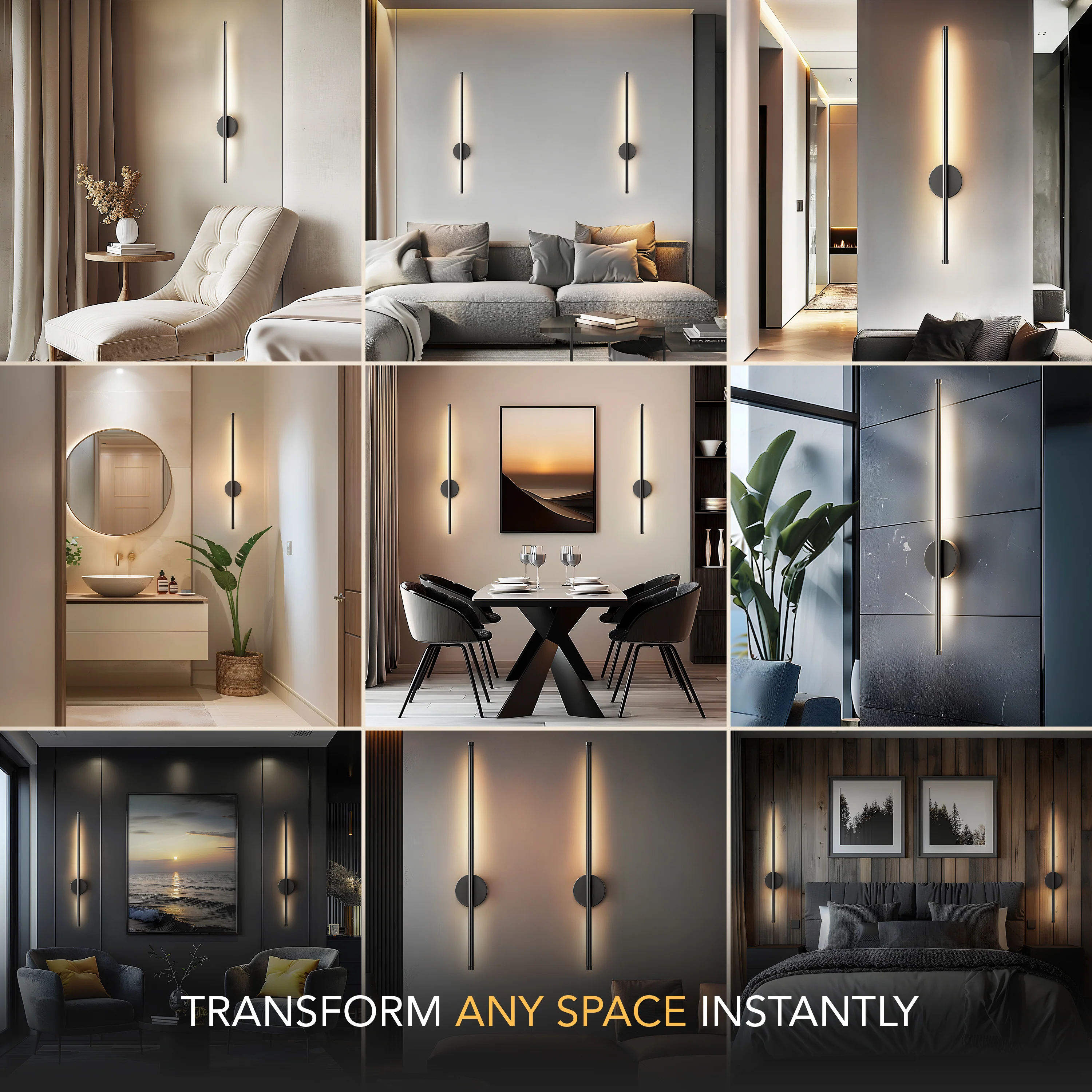 WIRELESS MODERN WALL LIGHTS (SET OF 2) - Image 10