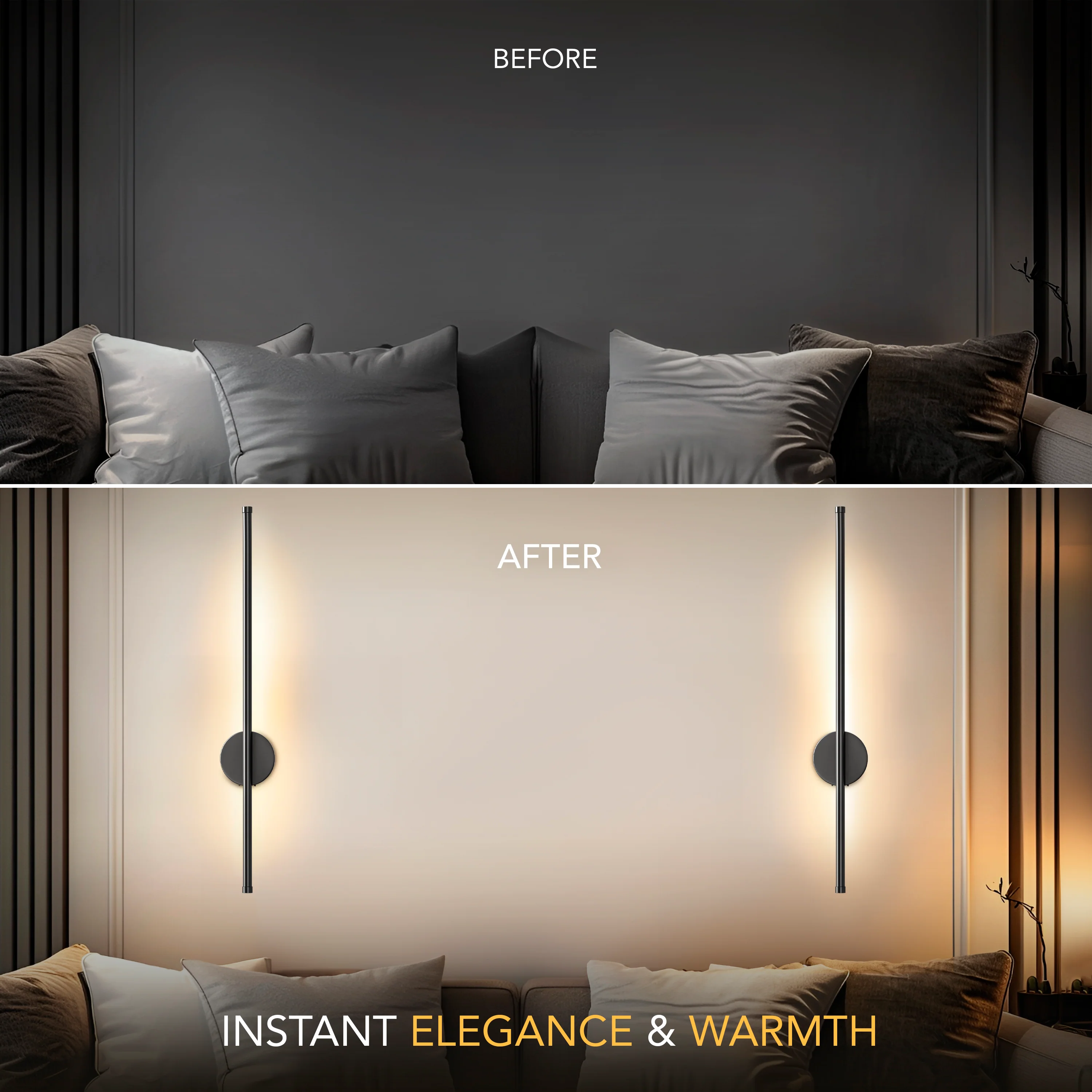 WIRELESS MODERN WALL LIGHTS (SET OF 2) - Image 8